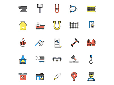 Blacksmith Icon designs, themes, templates and downloadable graphic ...