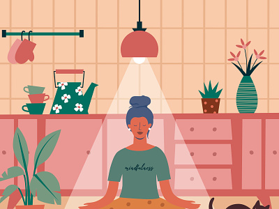 Home mindfulness illustration 04