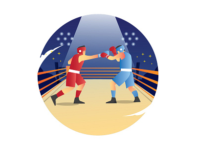 Boxing illustration boxing boxing illustration cartoon cartooning character character design freebie illustration illustrator vector vector design vector download vector illustration