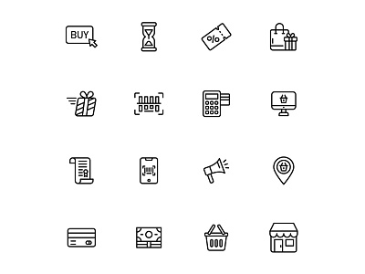 E commerce Icons Set