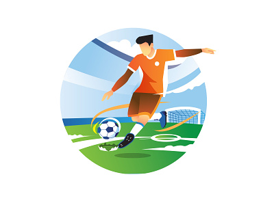Football Vector Illustration cartoon cartooning design football football illustration freebie illustration illustrator vector vector design vector download