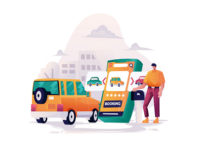 Car Rental Illustration 03 car car rental car rental vector cartoon cartooning design free car illustration free vector freebie illustration illustrator vector vector design vector download