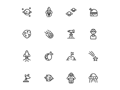 Space Icons Set design free icons free icons set freebie galaxy icons download icons set illustration illustrator logo space space icon space symbol space vector vecor icons vector vector design vector download
