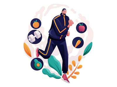 Sport And Health Illustration