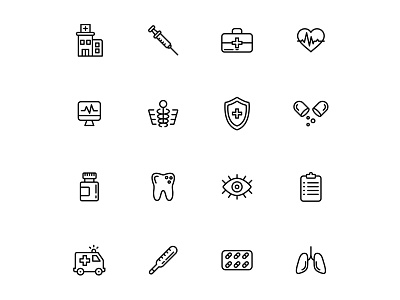 Healthcare Icons Set