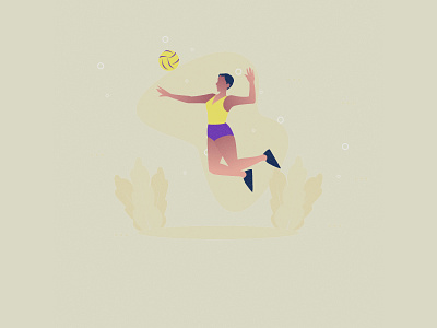 Female Athlete Illustration 03