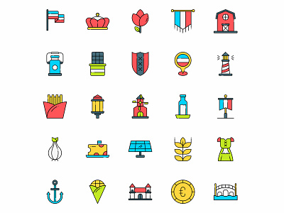 Netherland Icons Set cartooning design free icons freebie icons download icons set illustration illustrator logo netherland netherland icons vector vector design vector download vector icons