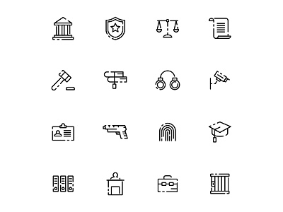 Free Law Icon Set design free icons free law icon freebie icons set illustrator law law icon law icon set vector vector design vector download vector icons