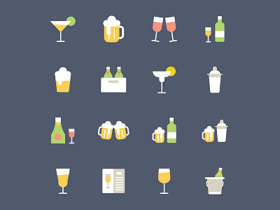 Free Drinks And Beverage Icons Set beverage design drinks free drink vector free drinks icons free icons free vector freebie icons download icons set illustrator vector vector design vector download vector icons