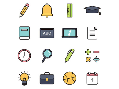 Free Education Icons Set design education education icon education vector free education icons free vector freebie icons download icons set illustrator logo vector vector design vector download vector icons