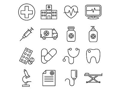 Free Medical Icons Set 02 cartooning design free icons free medical icon freebie icons download icons set illustration illustrator medical icons vector vector design vector download vector icons