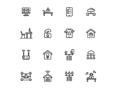 Free Work From Home Icons Set cartooning design free icons free vector free work icon freebie icons download illustration illustrator logo ui vector vector design vector download vector icons work work from home work icon