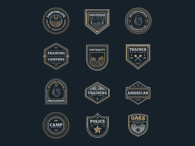 Free Multipurpose Badge Set 02