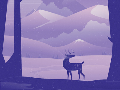Free Deer Vector Illustration