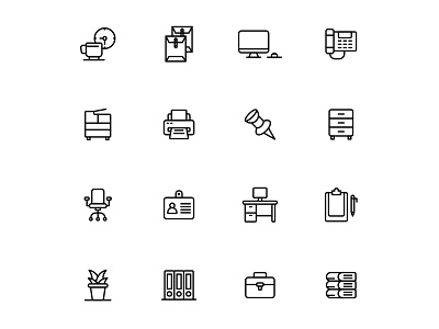 Free Office Icons Set