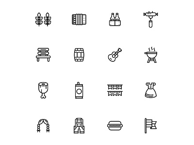 Free Octoberfest Icons Set 02 ai download cartooning design free download free icon freebie icons download illustration illustrator logo octoberfest octoberfest icon ui vector vector design vector download vector icons