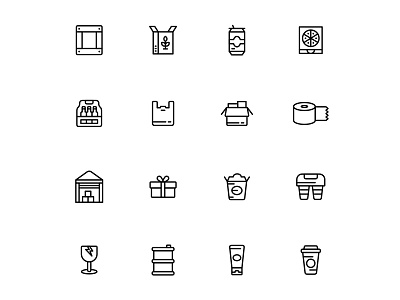 Free Packaging Icons Set