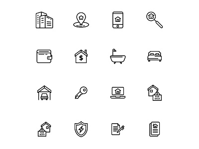 Free Real Estate Icons Set