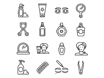 Free Spa and Beauty Icon Set design free beauty icon free download free vector freebie icon download icon set illustration illustrator spa spa icon vector vector design vector download