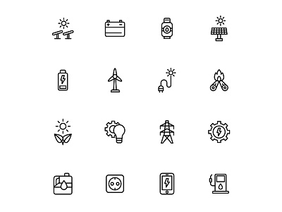 Free Energy Icons