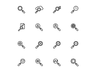 Free Search Icons design free icon free icons free vector freebie icon set illustrator search search icon search vector vector vector design vector download vector icon