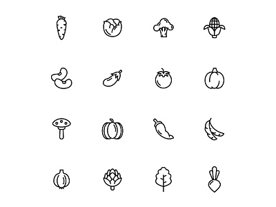Free Vegetables Icons design food free icons free vector freebie icon set icons download illustrator vector vector design vector download vegetables vegetables icon vegetables vector