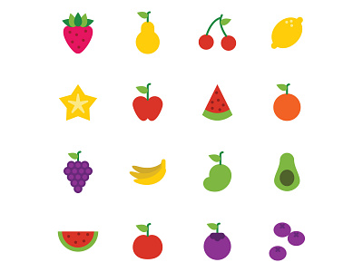 Free Fruits Icons design free download free icons free vector freebie fruit icon fruit vector fruits graphic design icon set icons download illustrator vector vector design vector download vector icon