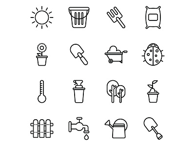 Free Gardening Icons 02 design free icons freebie gardening gardening icon gardening vector icon set icons download illustrator vector vector design vector download vector icon