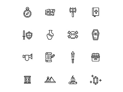 Free History Icons 02 design free icons freebie history history icon history vector icon set icons download illustrator vector vector design vector download vector icon