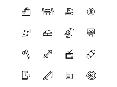 Free Hobbies Icons design free icon free time freebie hobbies hobby hobby icon hobby vector icn set icons download illustrator vector vector design vector download vector icon