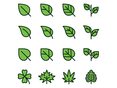 Free Leaf Icons 03