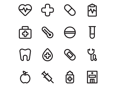 Free Medical Icons 02 free download free icon free medical icon freebie icons set illustrator medical icons ui vector vector design vector download vector icons