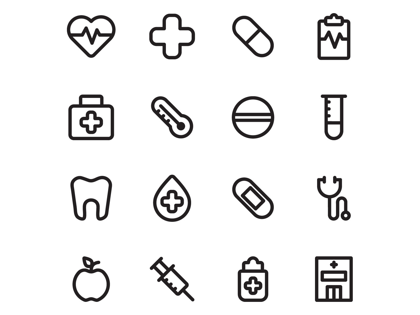 Free Medical Icons 02 By Unblast On Dribbble