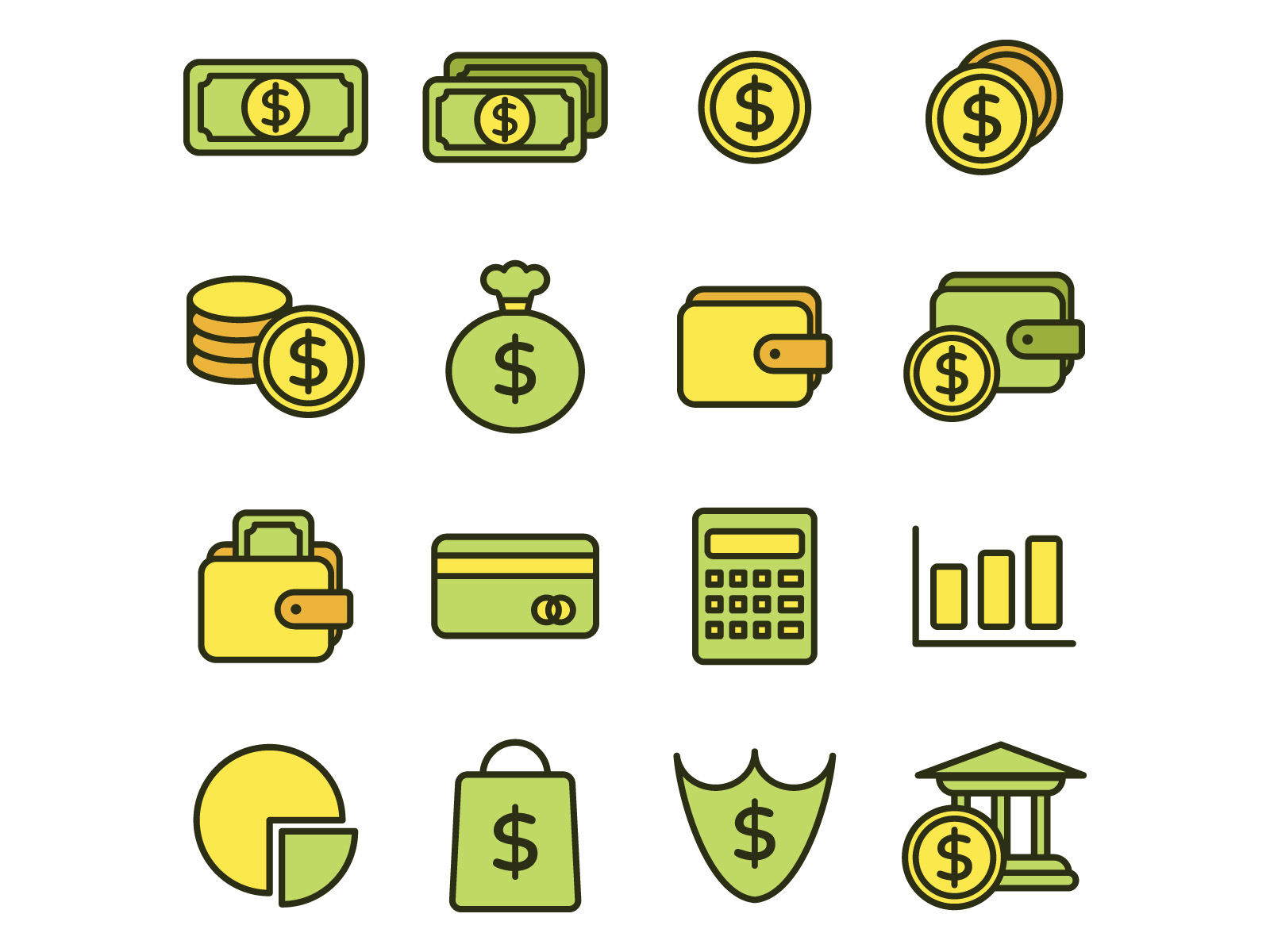 Free Money Icons by Unblast on Dribbble