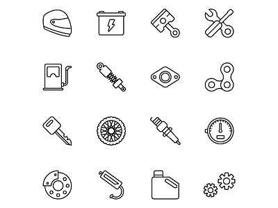 Free Motorcycle Icons design free download free icon freebie icon set icons download illustration illustrator motorcycle motorcycle icon motorcycle vector vector vector design vector download