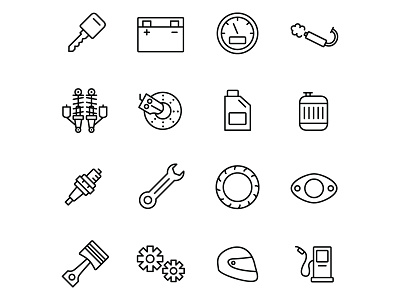 Free Motorcycle Icons 02