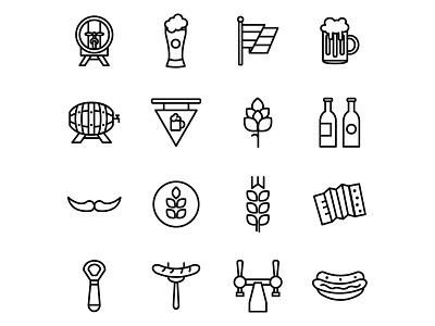 Free Octoberfest Icons free download free icon freebie icon set illustrator october octoberfest octoberfest icon octoberfest vector vector vector design vector download vector icon