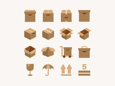 Free Box and Packaging Icons box box icon box vector design free download free icons freebie icon set icons download illustration illustrator package icon packaging vector vector design vector download vector icons