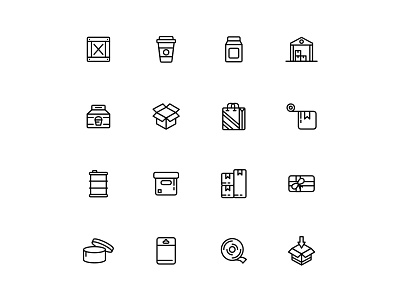 Free Box and Packaging Icons 03