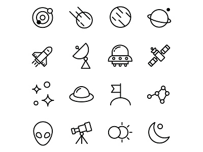 Free Space Icons design free space icons freebie icon set icons download illustration illustrator space space icon space vector vector vector design vector download vector icon