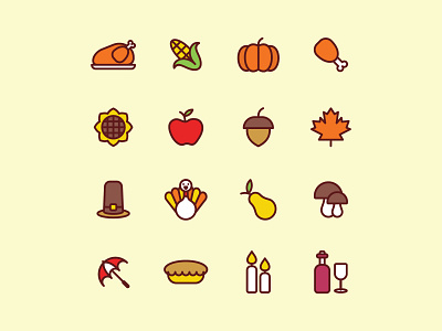 Free Thanksgiving Icons