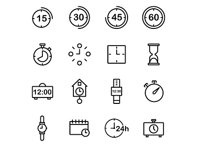 Free Time Icons 02 clock icon design free download free icon free vector freebie icons download illustration illustrator time time icon time vector vector vector design vector download vector icon