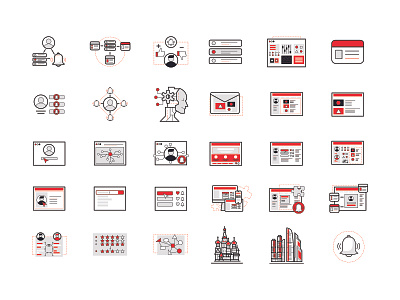 Business Icons Vector Graphic Set Vector Download