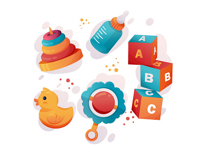 Free Baby Toys Illustrations 02