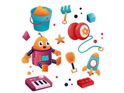 Free Baby Toys Illustrations 04