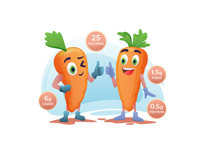Benefits of Carrots - Free illustration 04