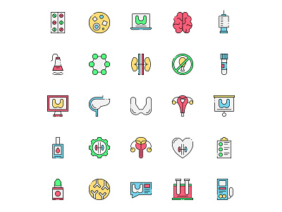 Colored Endocrinology Icons endocrinology endocrinology icon endocrinology vector free download freebie icon icon download icon set illustrator vecctor vector design vector download vector icon