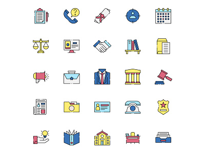 Colored Human Resource Icons