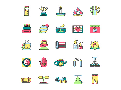 Colored International Day of Yoga Icons free icon free vector free yoga icon freebie icon set icons download illustration illustrator vector vector design vector download vector icon yoga yoga day yoga icon yoga vector