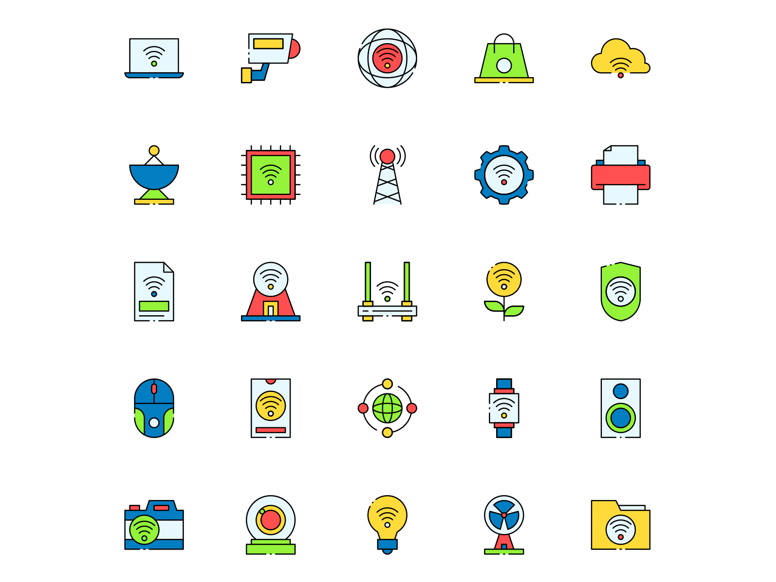 Internet of Things Icons by Unblast on Dribbble